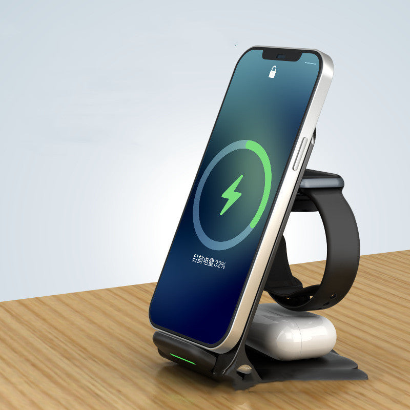 The Ultimate 3-in-1 Wireless Charger Vertical Phone Holder